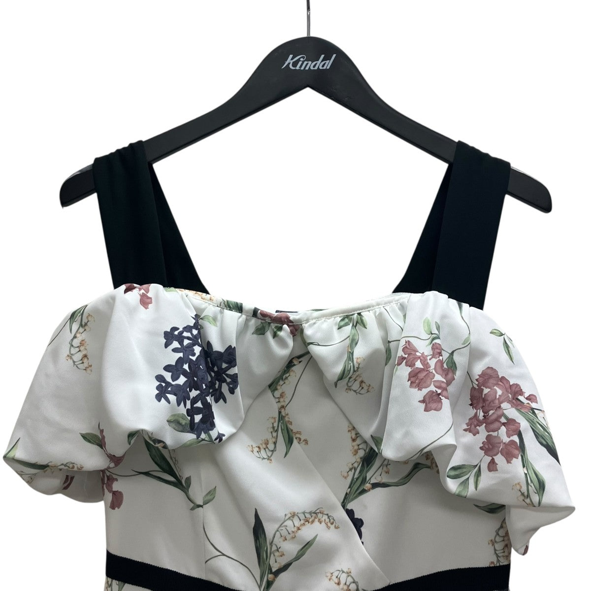 Her lip to Avignon Floral Garden Dress 花柄ノースリーブワンピース 古着・中古-3枚目のアイテム画像