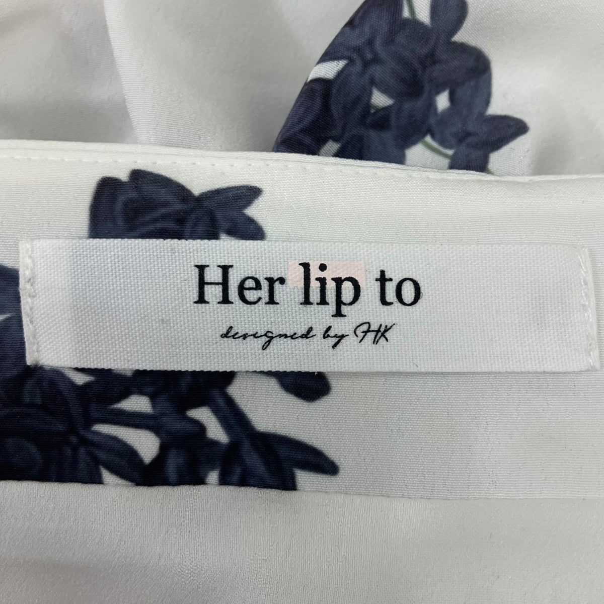 Her lip to Avignon Floral Garden Dress 花柄ノースリーブワンピース 古着・中古-5枚目のアイテム画像