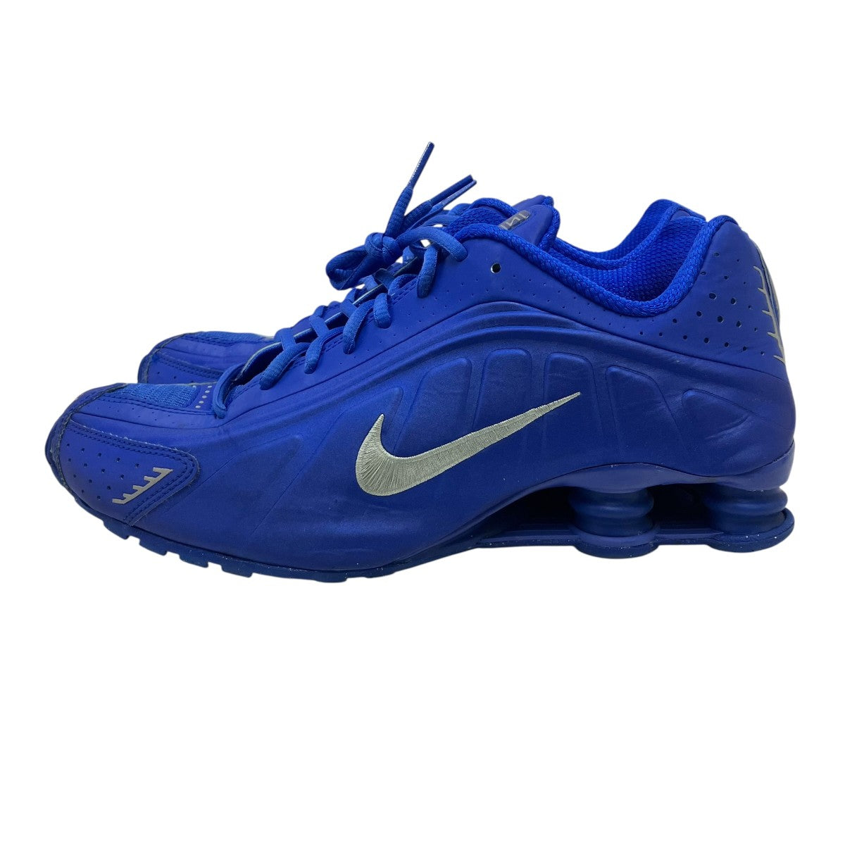 NIKE Shox R4 Racer Blue and Metallic Silver ローカットスニーカー 古着・中古-2枚目のアイテム画像