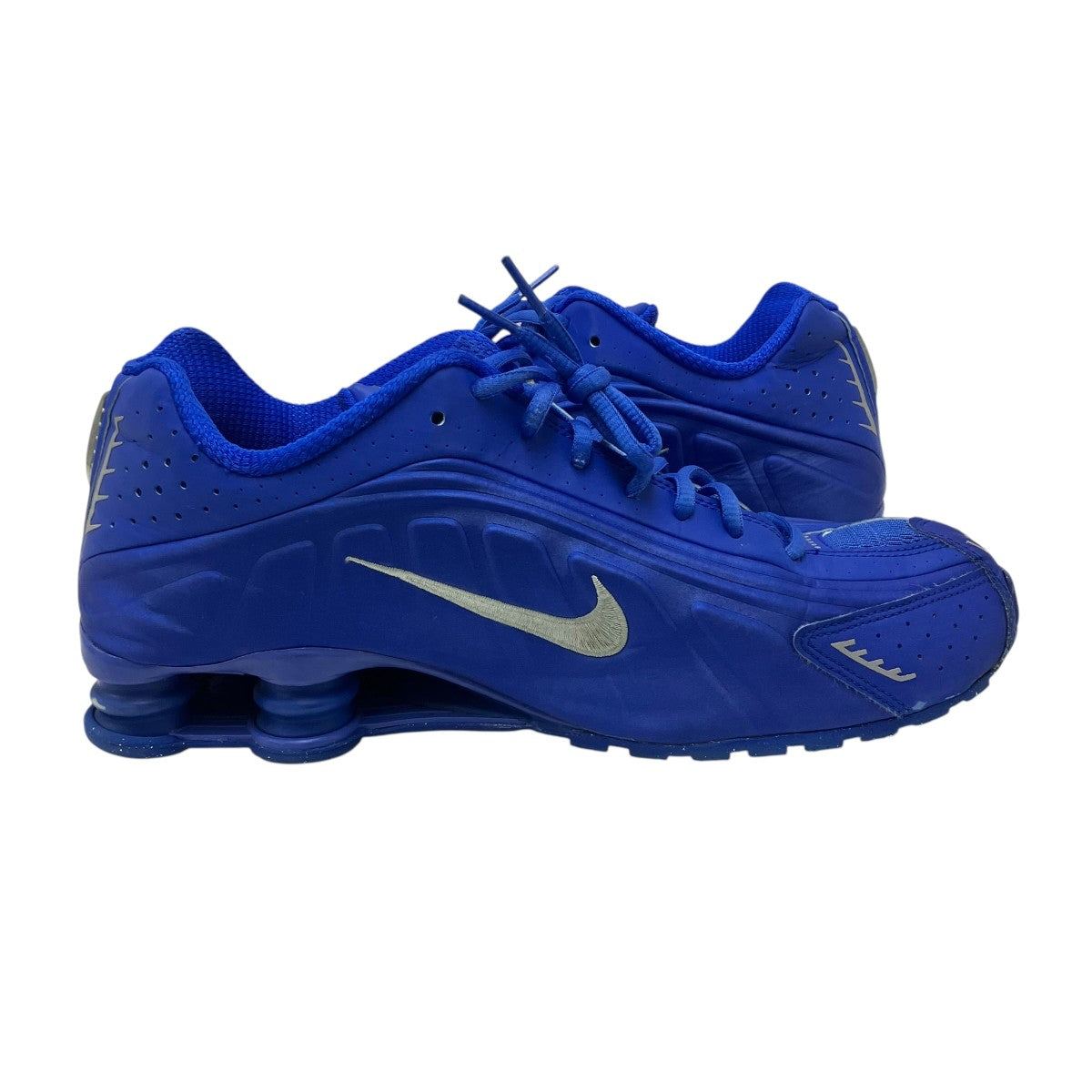 NIKE Shox R4 Racer Blue and Metallic Silver ローカットスニーカー 古着・中古-4枚目のアイテム画像