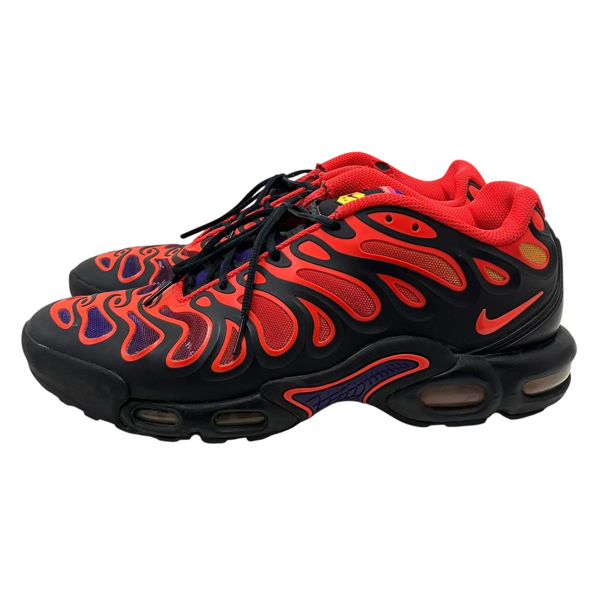 NIKE AIR MAX PLUS DRIFT BLACK BRIGHT CRIMSON-FIELD PURPLE ローカットスニーカー 古着・中古-2枚目のアイテム画像