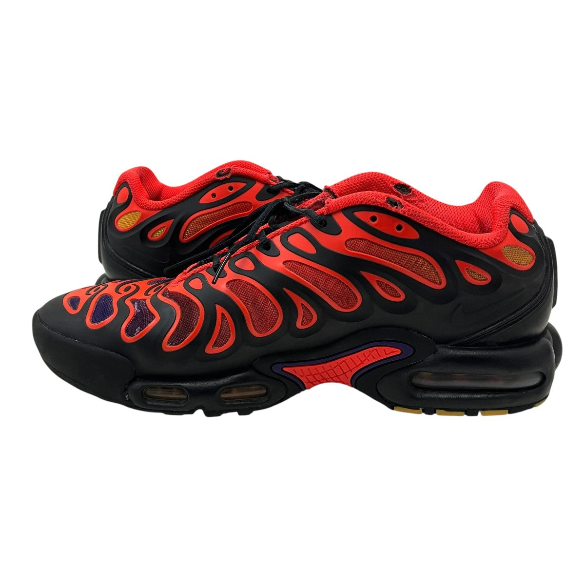 NIKE AIR MAX PLUS DRIFT BLACK BRIGHT CRIMSON-FIELD PURPLE ローカットスニーカー 古着・中古-4枚目のアイテム画像