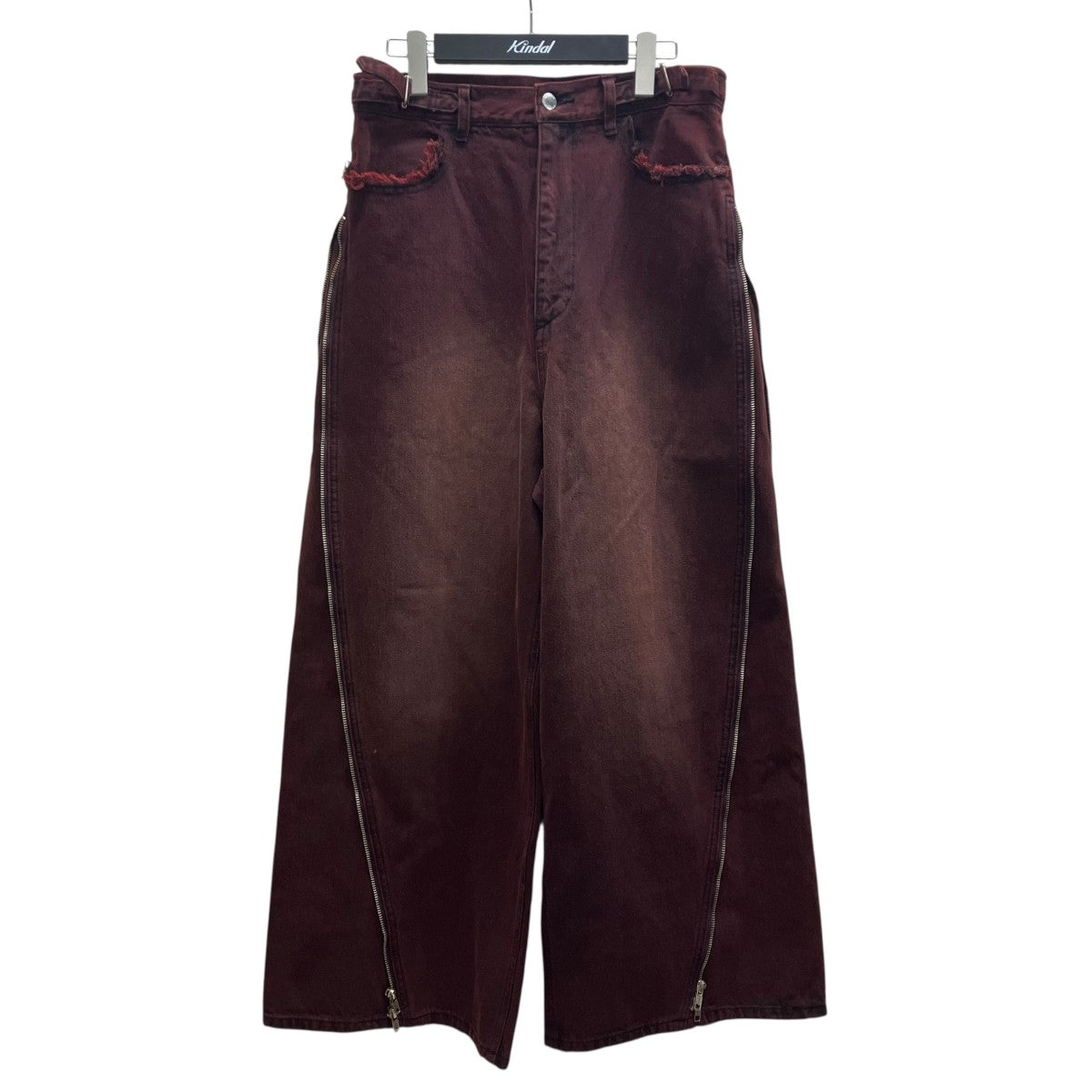 GRANCY ZipDesign Buggy DenimPantsジップデザイン バギーデニム パンツ 古着・中古-1枚目のアイテム画像