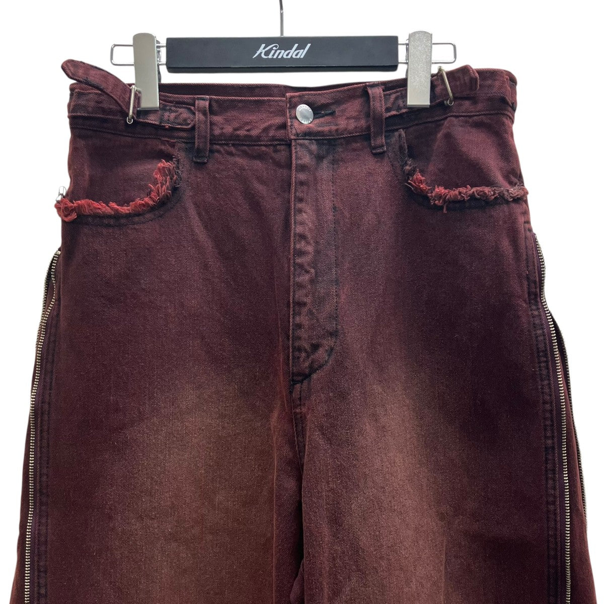 GRANCY ZipDesign Buggy DenimPantsジップデザイン バギーデニム パンツ 古着・中古-3枚目のアイテム画像
