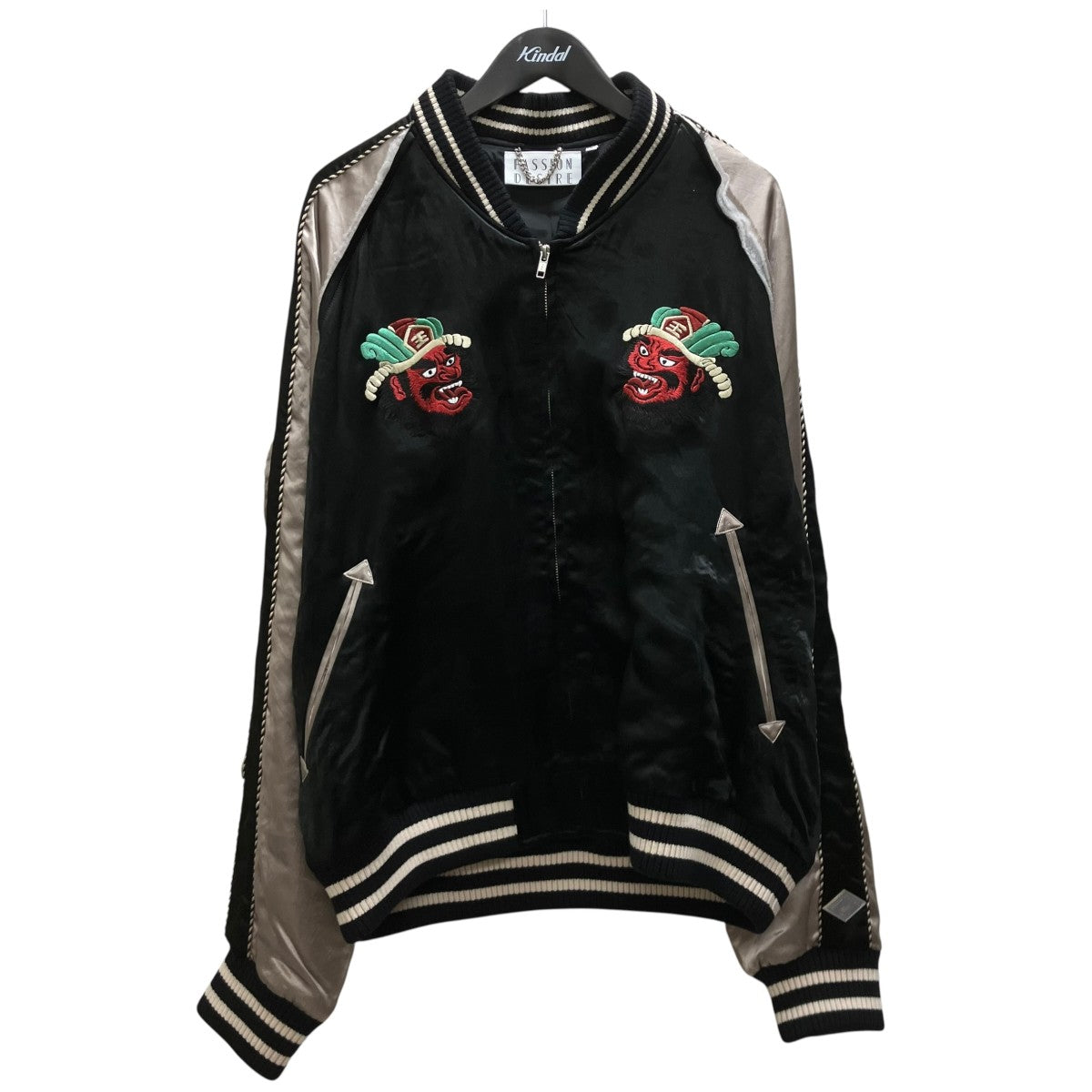 VELVETEEN YAMA KING EMBROIDERED SOUVENIR JKT