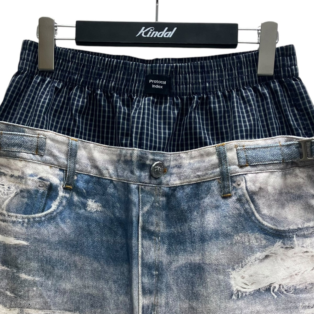 Protocol index レイヤードデニムパンツ 古着・中古-3枚目のアイテム画像