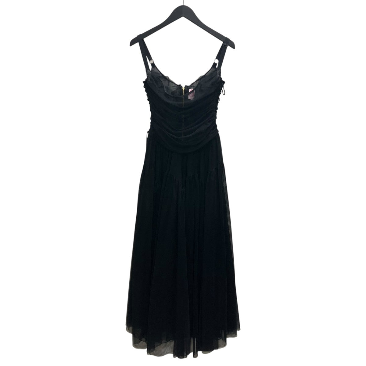 22AWtulle dressチュール ギャザー ドレス キャミ ワンピース