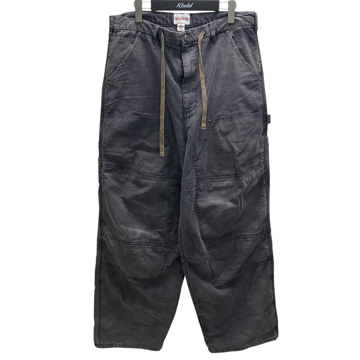 KAMIYA Satin Painter Pants ペインターパンツ 古着・中古-1枚目のアイテム画像