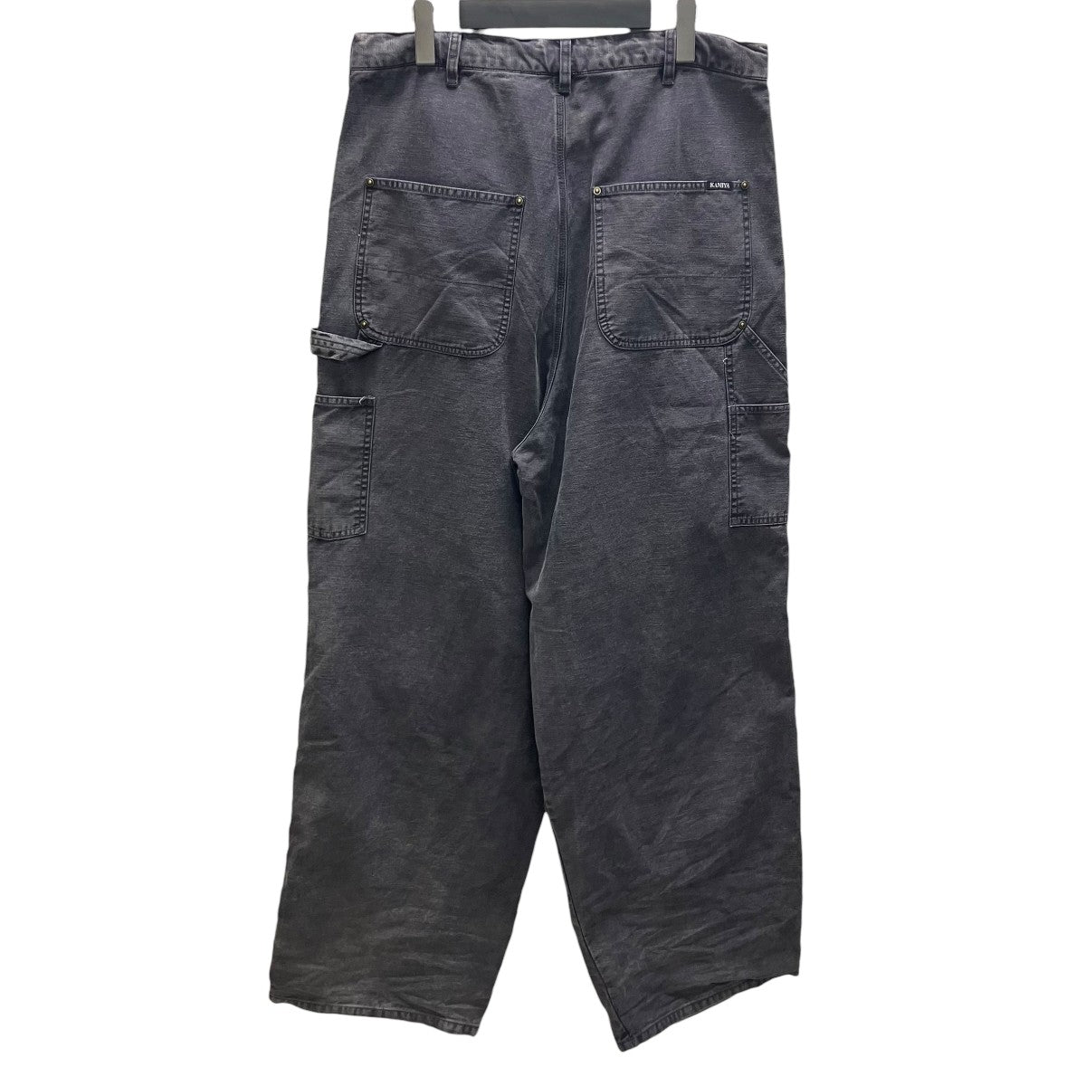 KAMIYA Satin Painter Pants ペインターパンツ 古着・中古-3枚目のアイテム画像