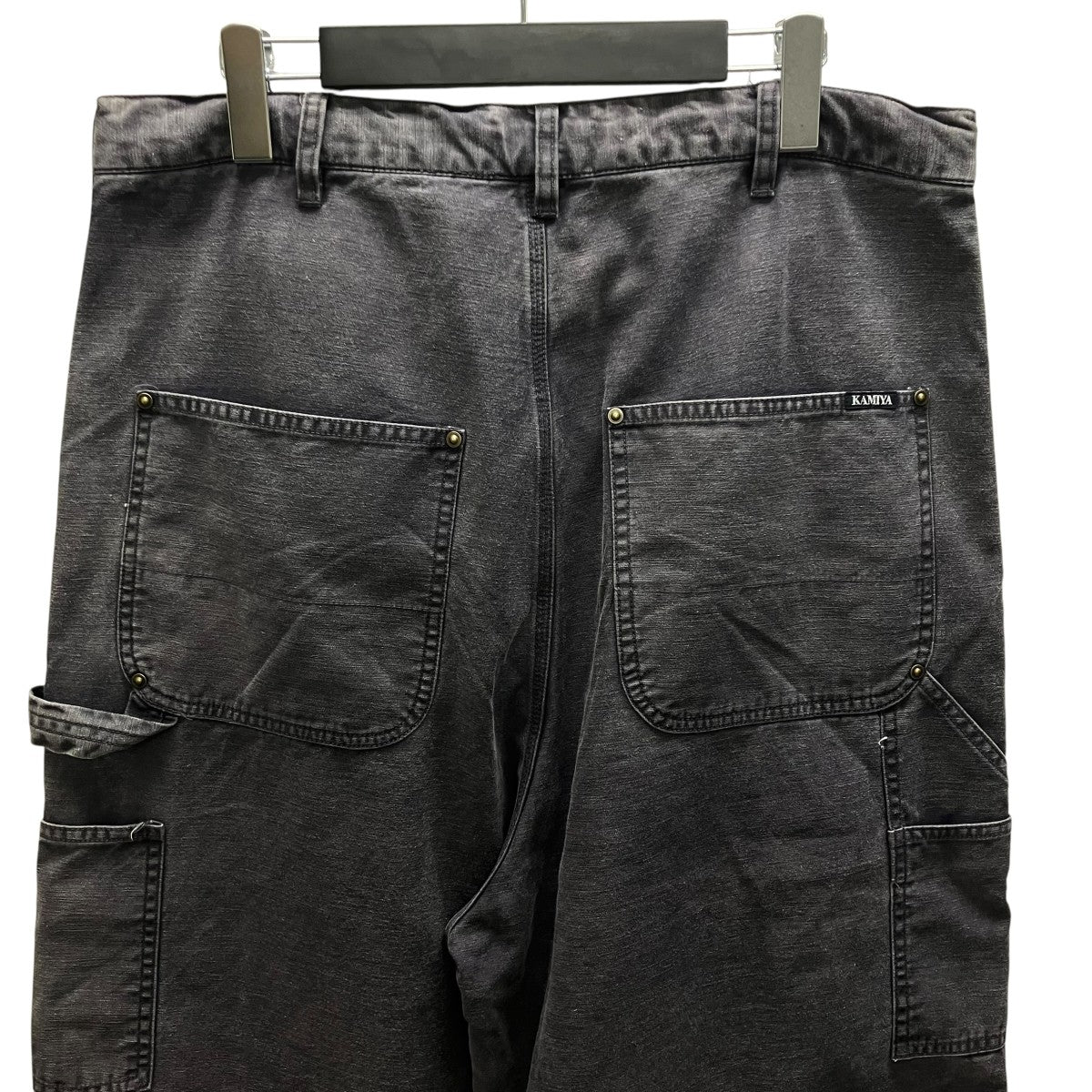 KAMIYA Satin Painter Pants ペインターパンツ 古着・中古-4枚目のアイテム画像