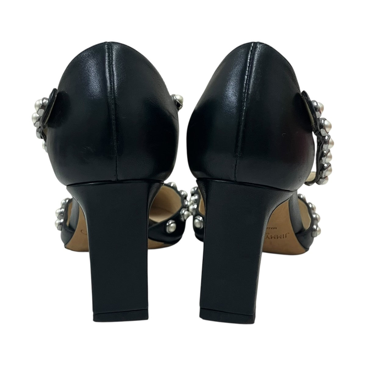 JIMMY CHOO Leema 65パールスタッズパンプス 古着・中古-4枚目のアイテム画像