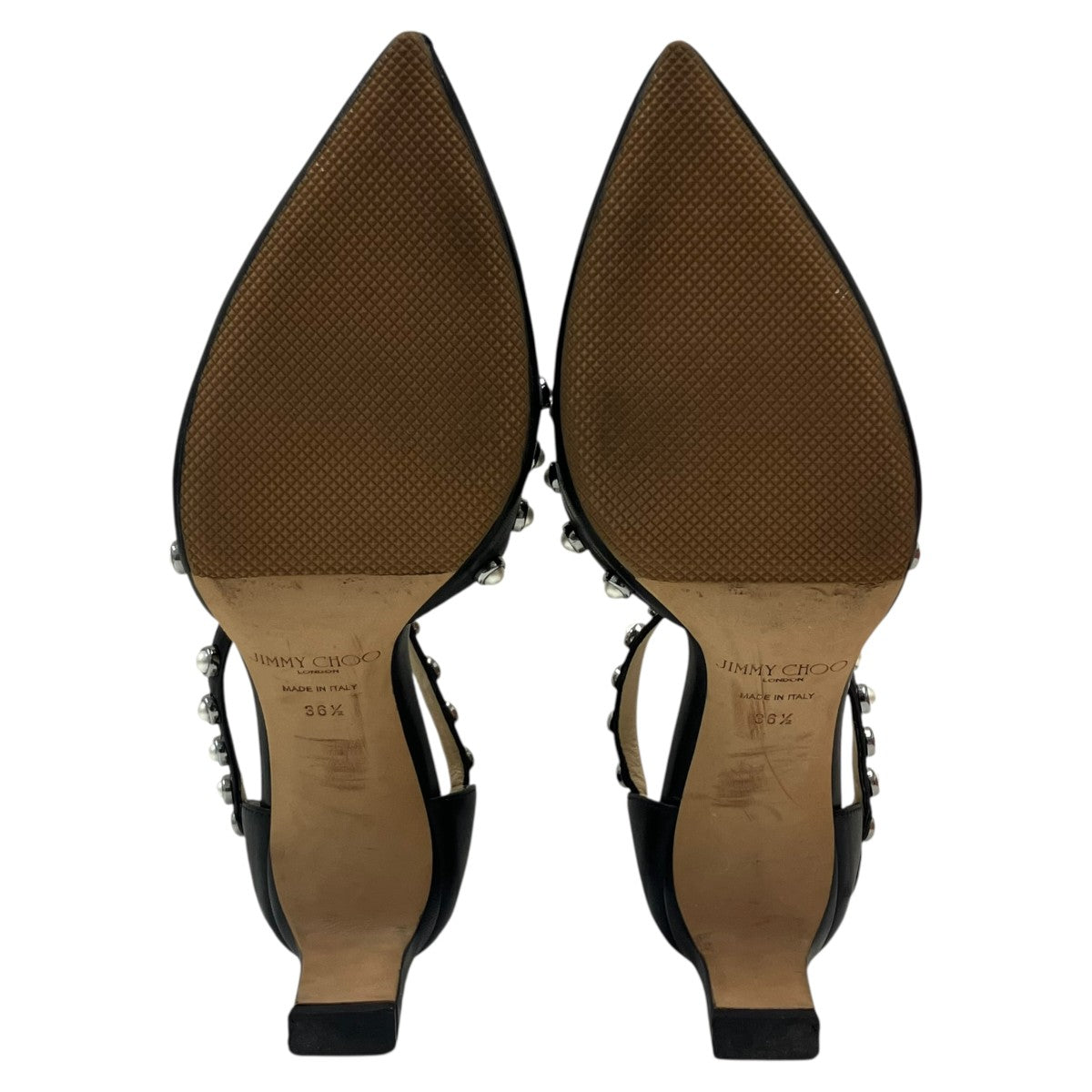 JIMMY CHOO Leema 65パールスタッズパンプス 古着・中古-5枚目のアイテム画像