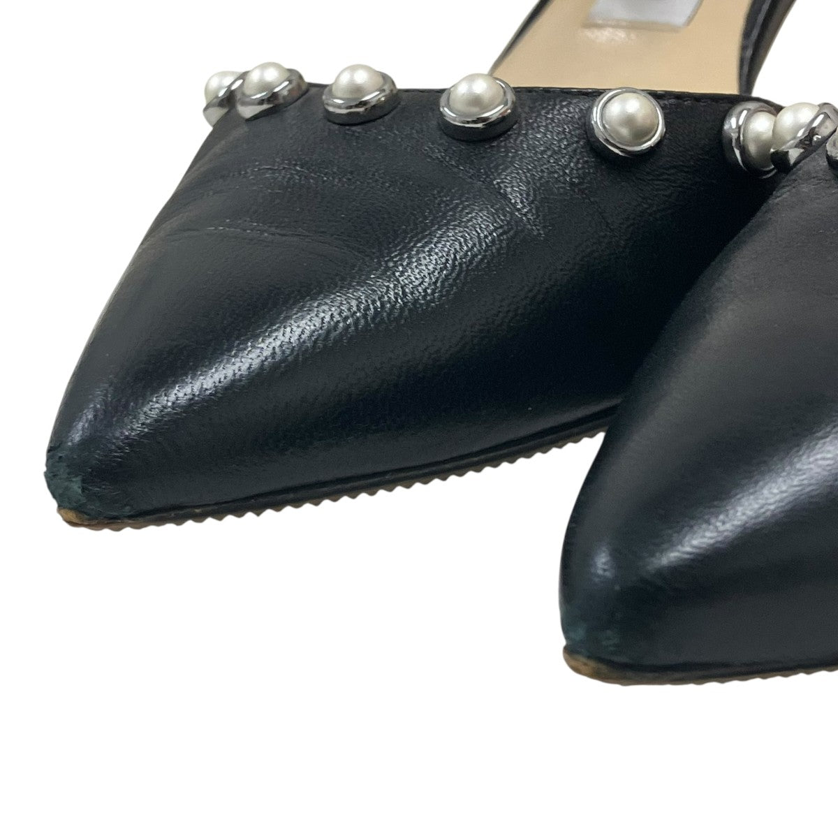 JIMMY CHOO Leema 65パールスタッズパンプス 古着・中古-9枚目のアイテム画像