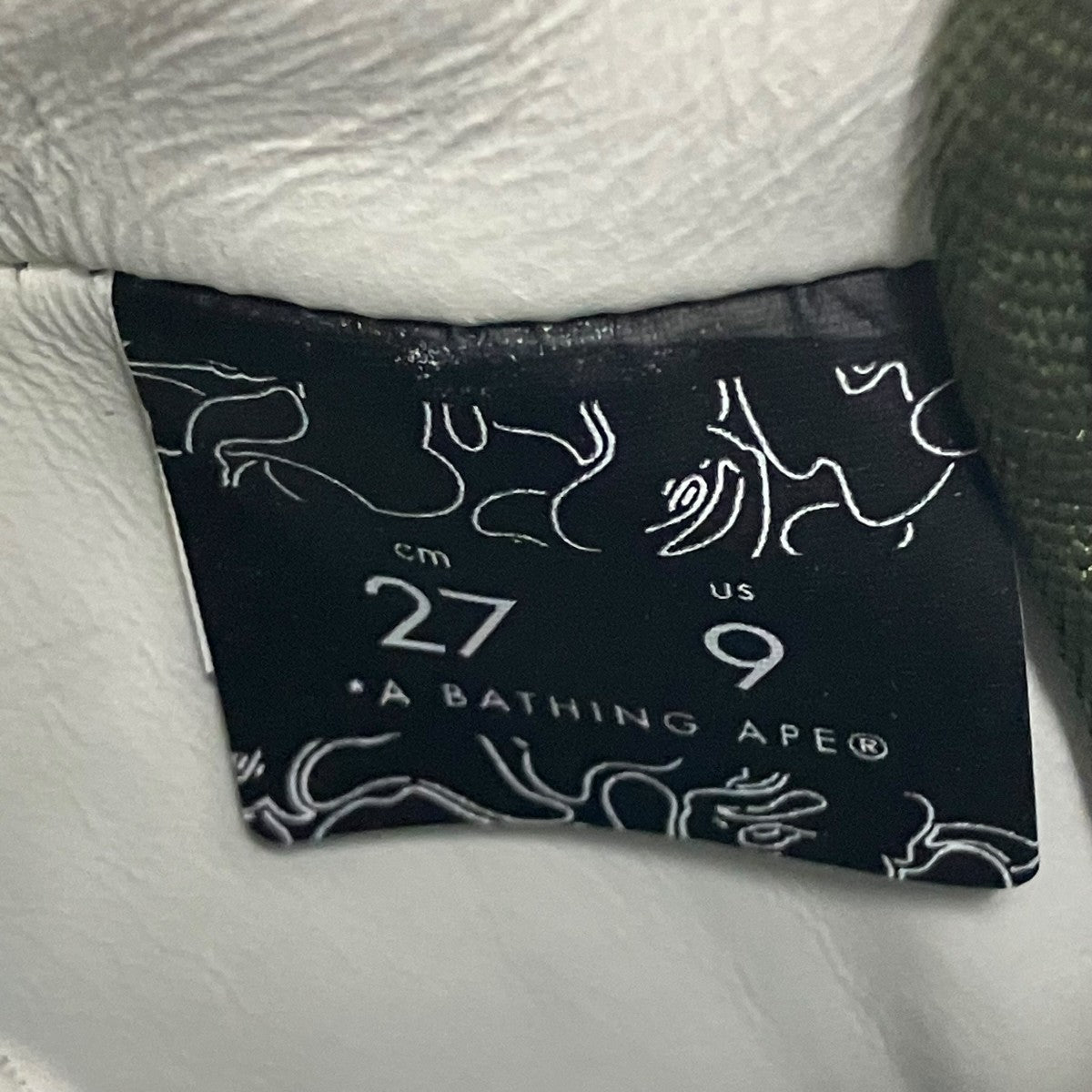 A BATHING APE ローカットスニーカー 古着・中古-7枚目のアイテム画像