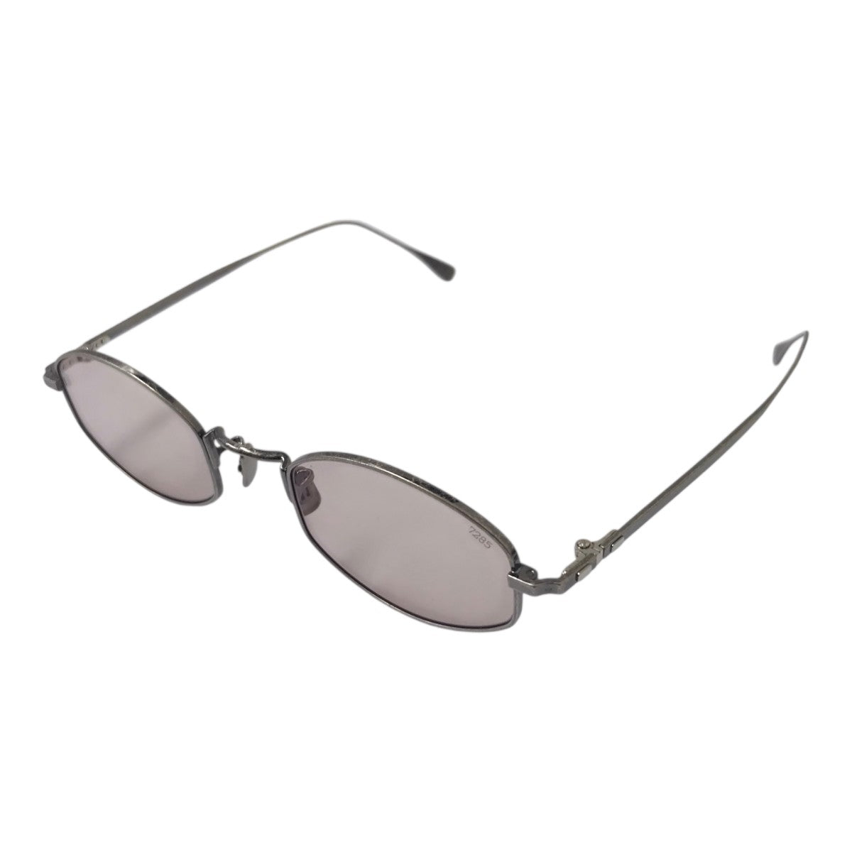 EYEVAN 7285 1017 c．820 vintage silver 眼鏡 古着・中古-1枚目のアイテム画像