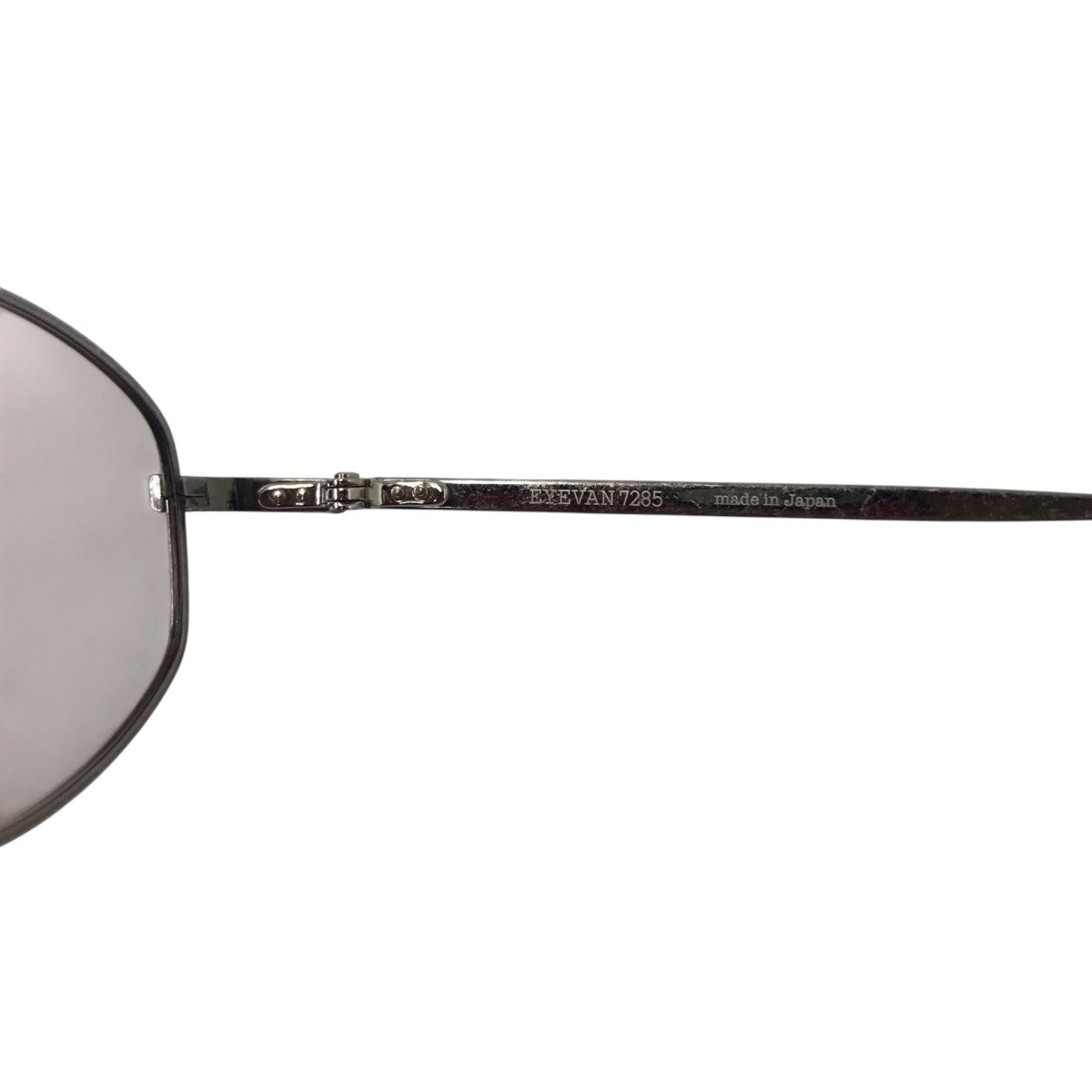 EYEVAN 7285 1017 c．820 vintage silver 眼鏡 古着・中古-7枚目のアイテム画像