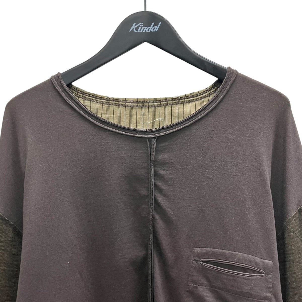 24SS Collaged Wide Sleeves LS Tee オーバーサイズカットソー