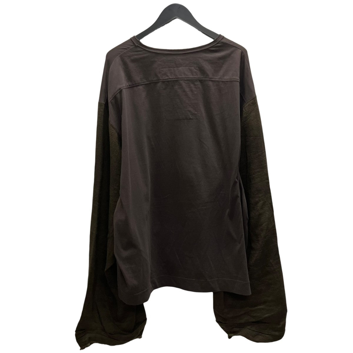 24SS Collaged Wide Sleeves LS Tee オーバーサイズカットソー