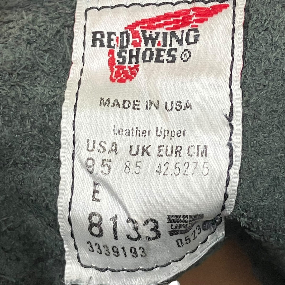 RED WING 8133 MADE IN USAスーパーソール ブーツ 古着・中古-7枚目のアイテム画像
