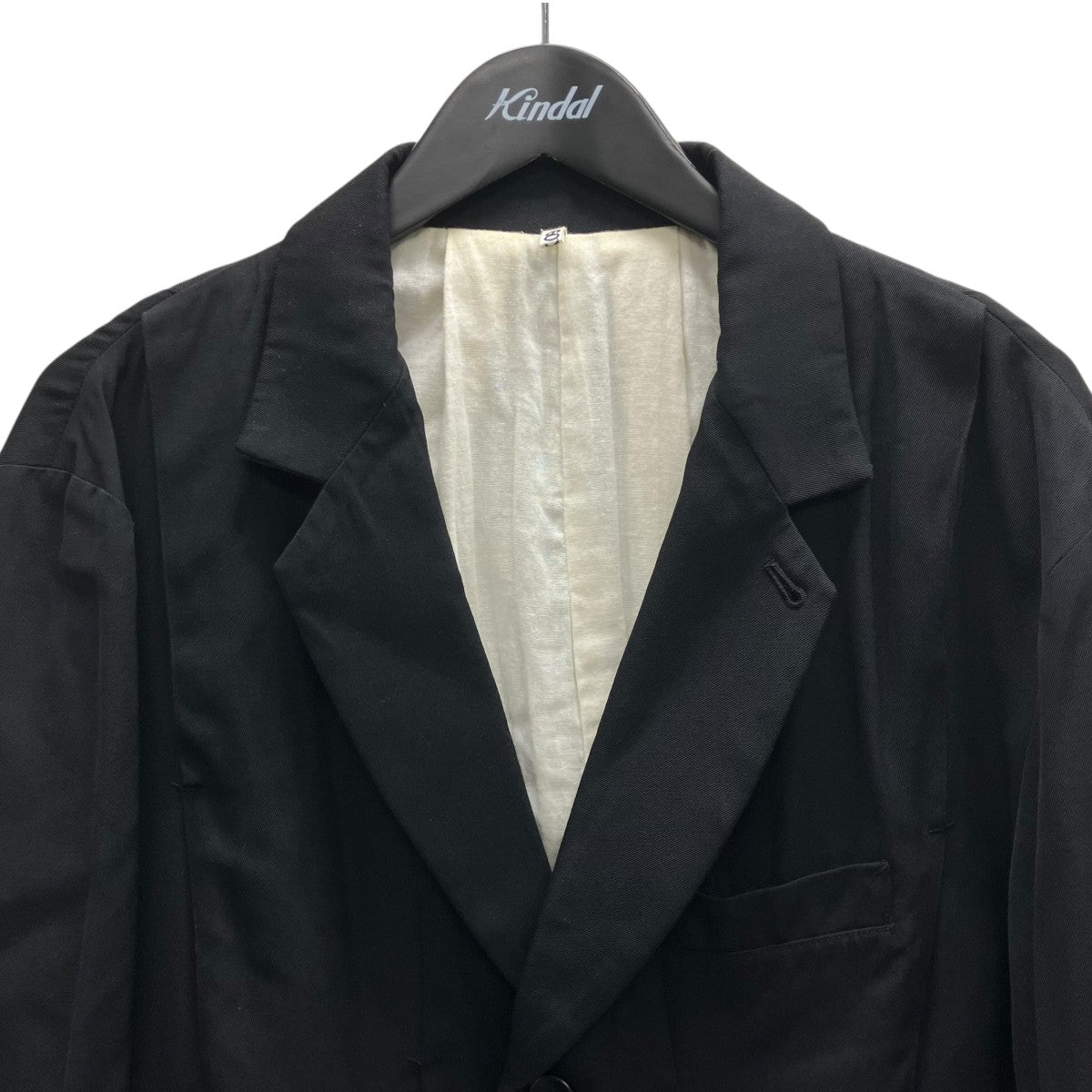 23AW Pleat-detail single-breasted jacketプリーツジャケット