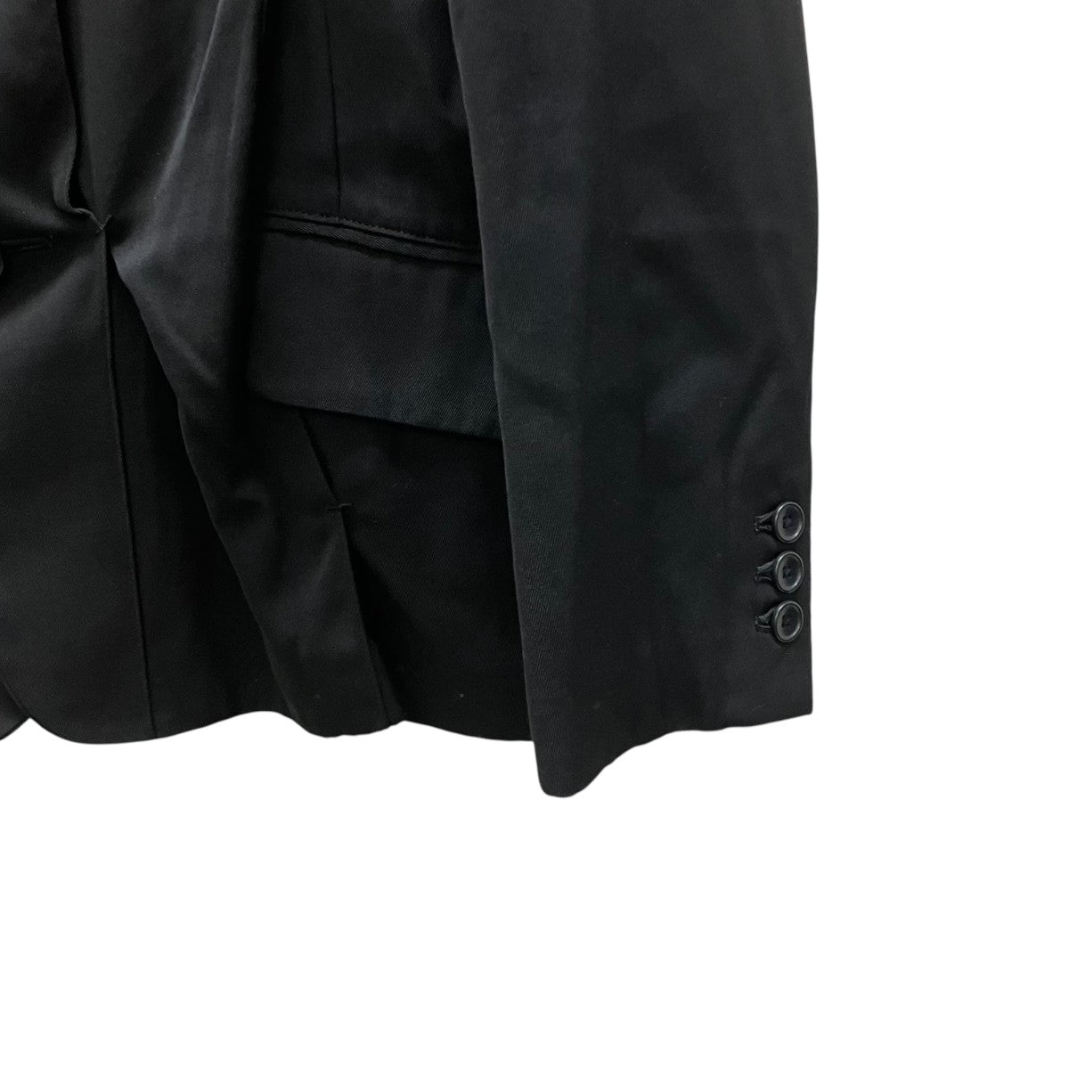 23AW Pleat-detail single-breasted jacketプリーツジャケット