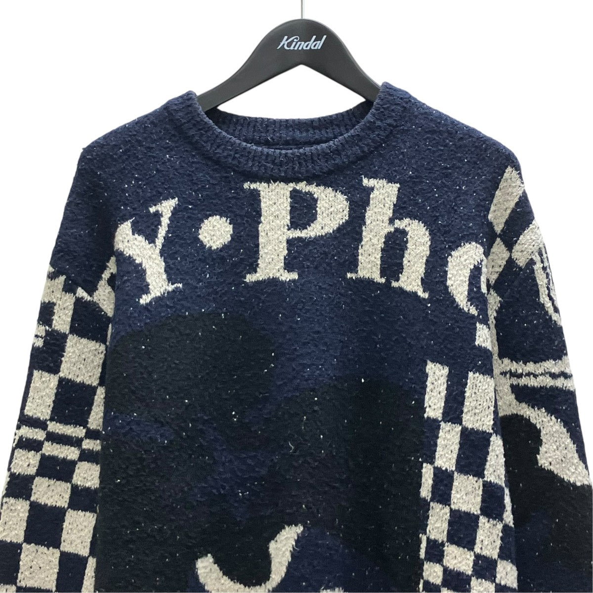 Intarsia-knit jumperジャカードニット