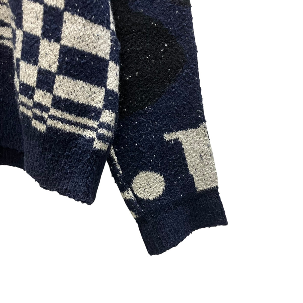 Intarsia-knit jumperジャカードニット