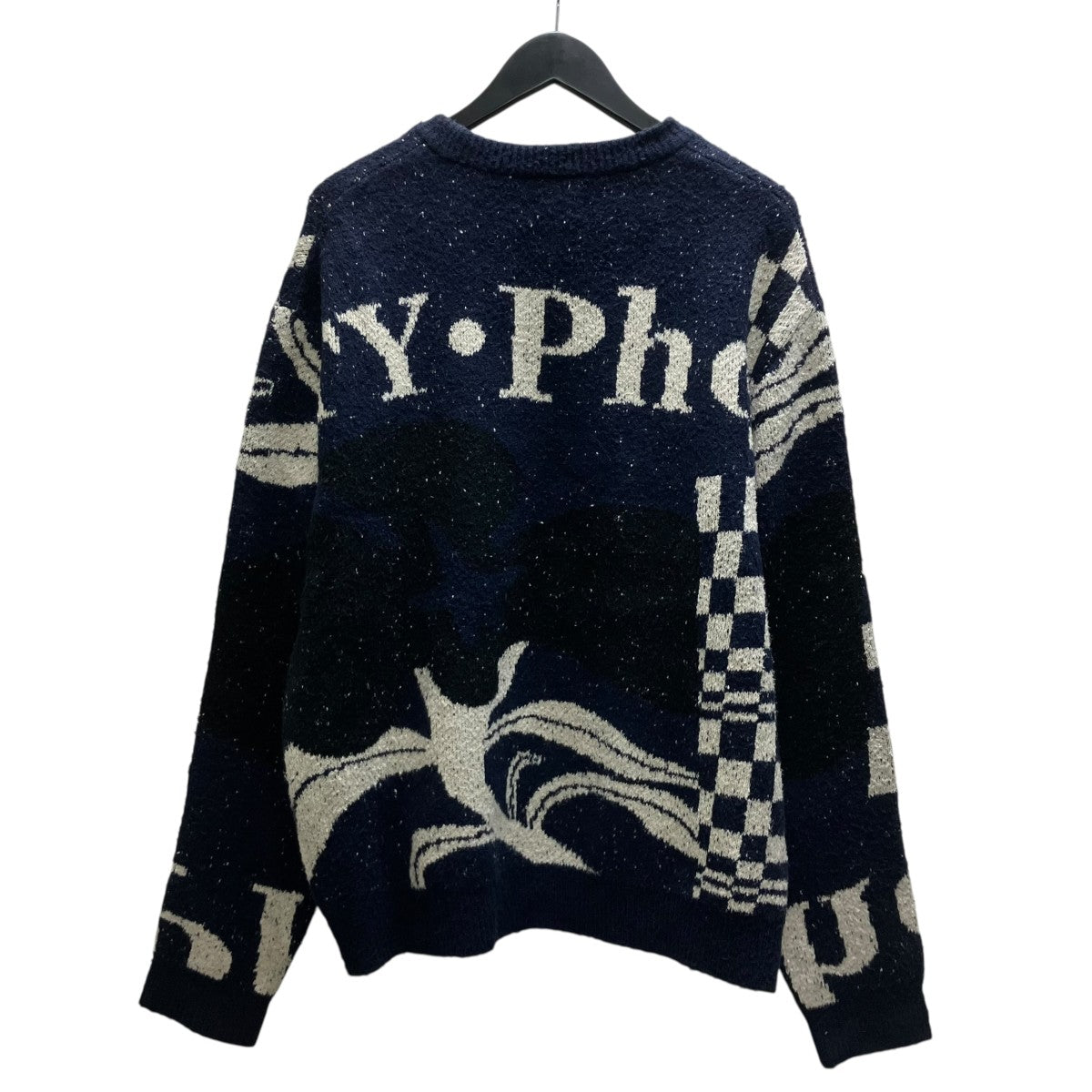 Intarsia-knit jumperジャカードニット
