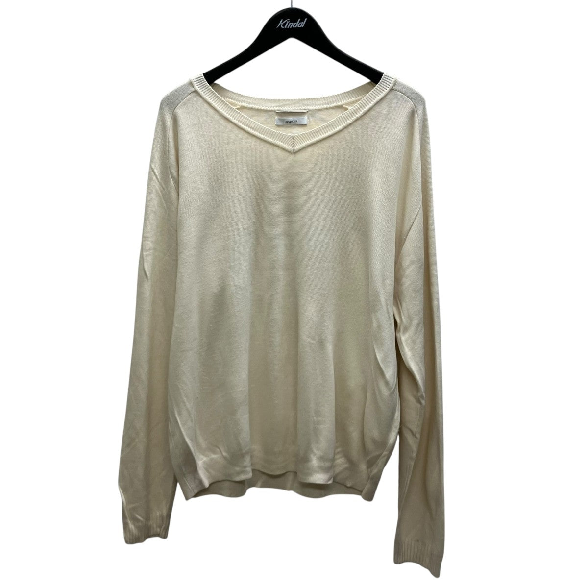 Smooth Silky VneckKnit シルク混ニット