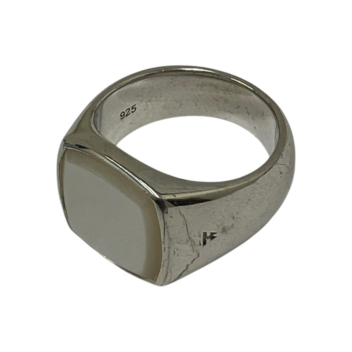 Ring White MOPシグネットリング