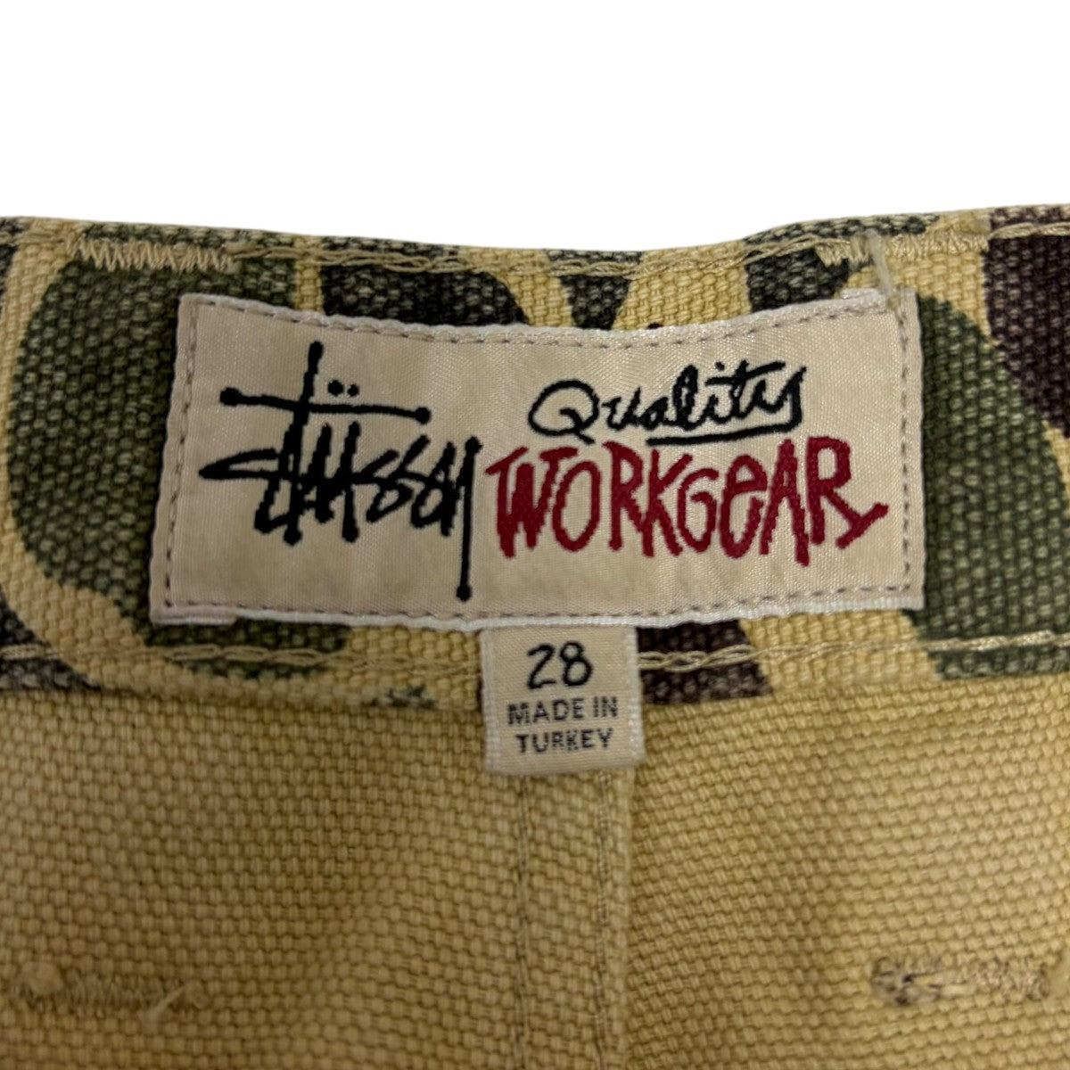 Camo Canvas Work ワークパンツ