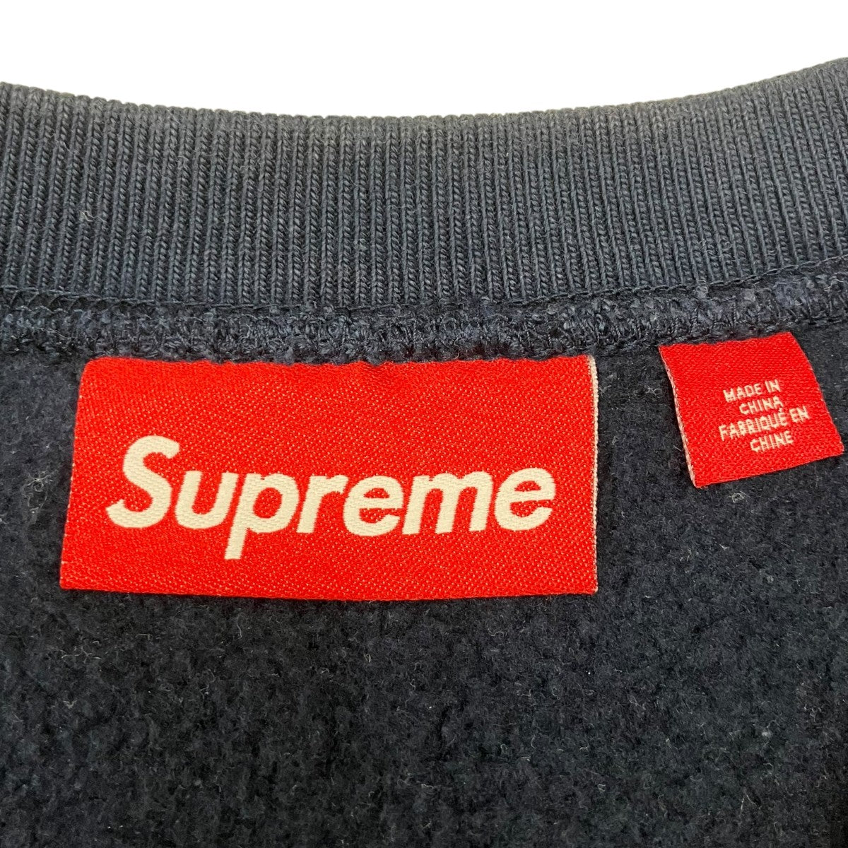25SSWashed Box Logo Crewneckボックスロゴクルーネックスウェット