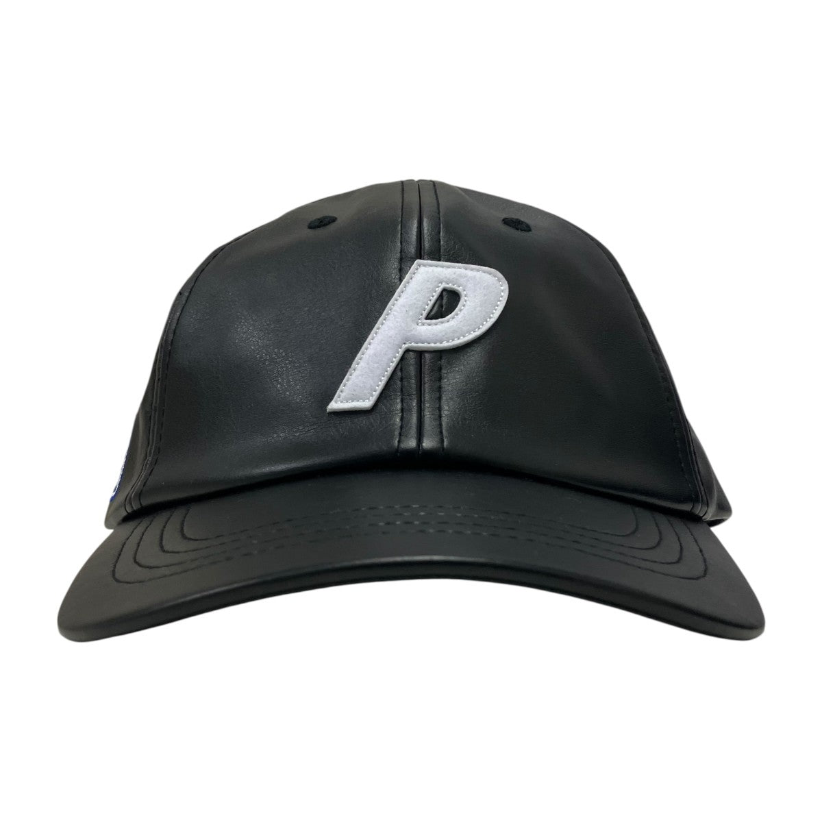 FAUX LEATHER  P 6-PANELキャップ