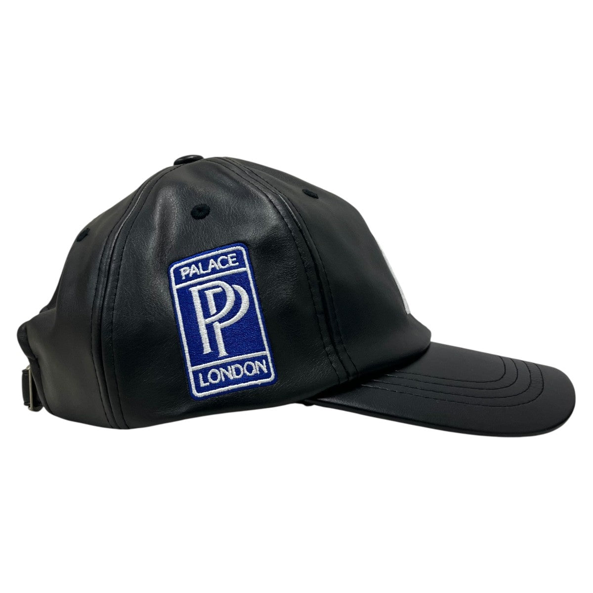 FAUX LEATHER  P 6-PANELキャップ