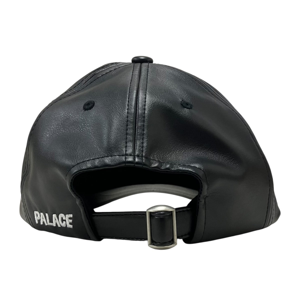 FAUX LEATHER  P 6-PANELキャップ