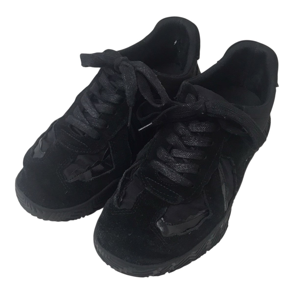 LEATHER COMBINATION GERMAN ARMY TRAINER ローカットスニーカー