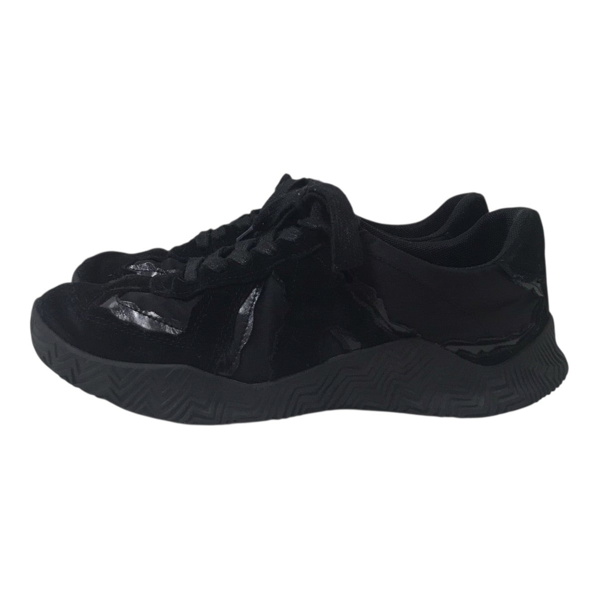 LEATHER COMBINATION GERMAN ARMY TRAINER ローカットスニーカー