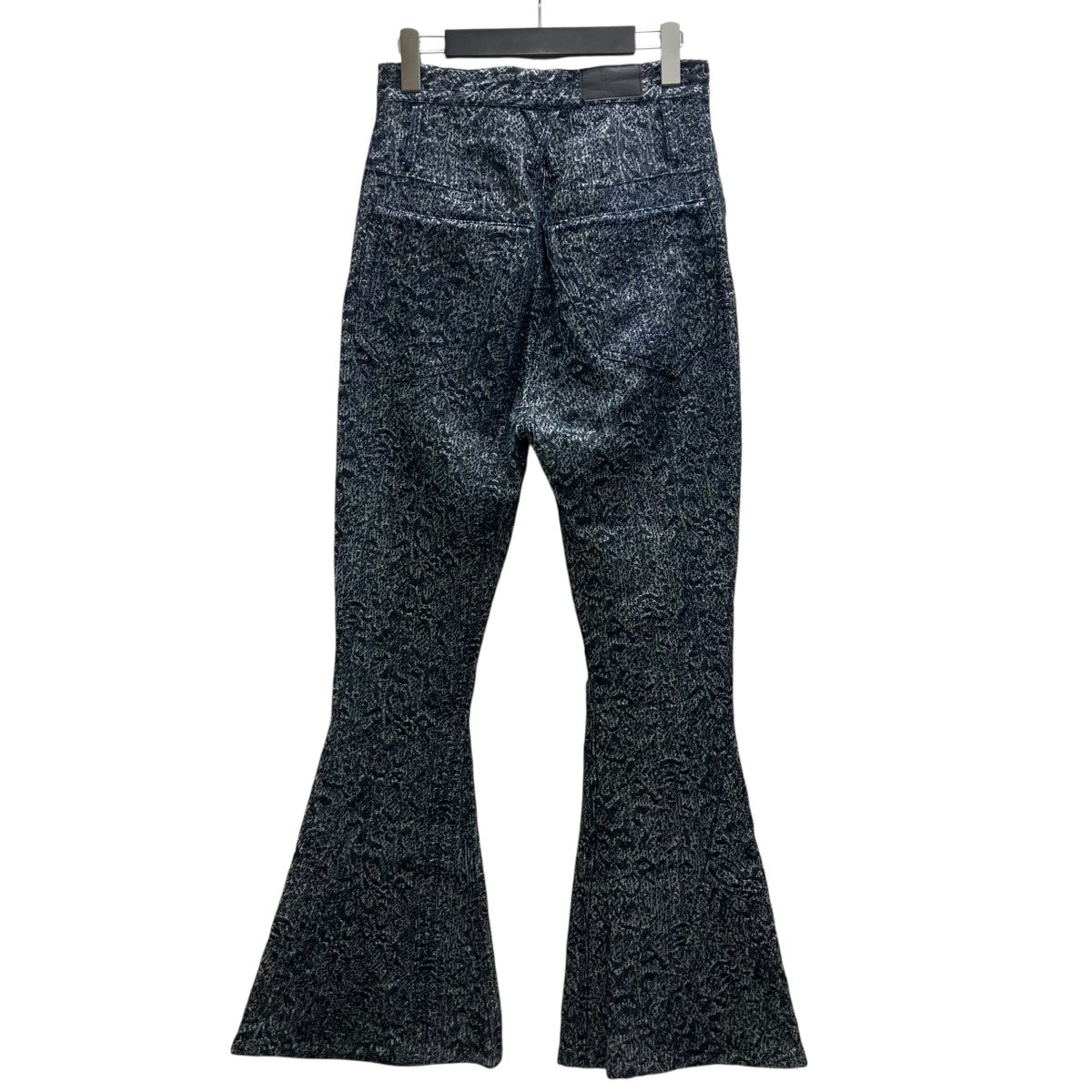 LONG 3D BOOTSCUT JEANS SNAKE SASHIKO スネークサシコジーンズ