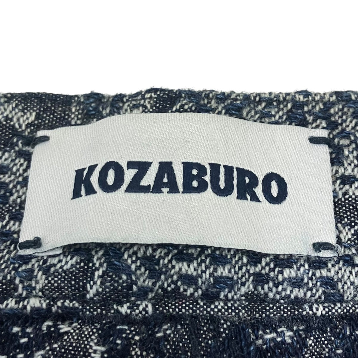 LONG 3D BOOTSCUT JEANS SNAKE SASHIKO スネークサシコジーンズ