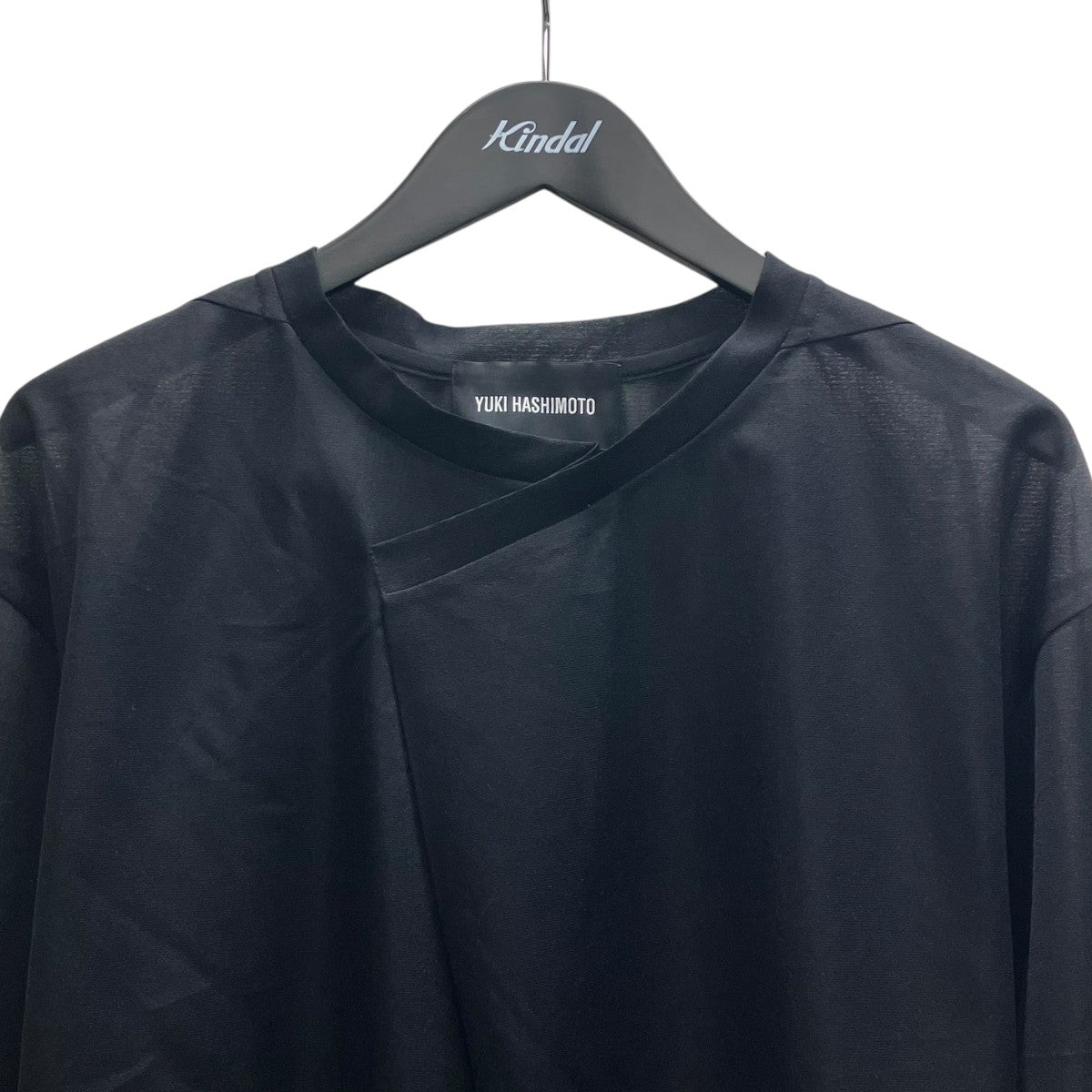 SEE THOUGH Y NECK L S T-SHIRTSシアーシャツ