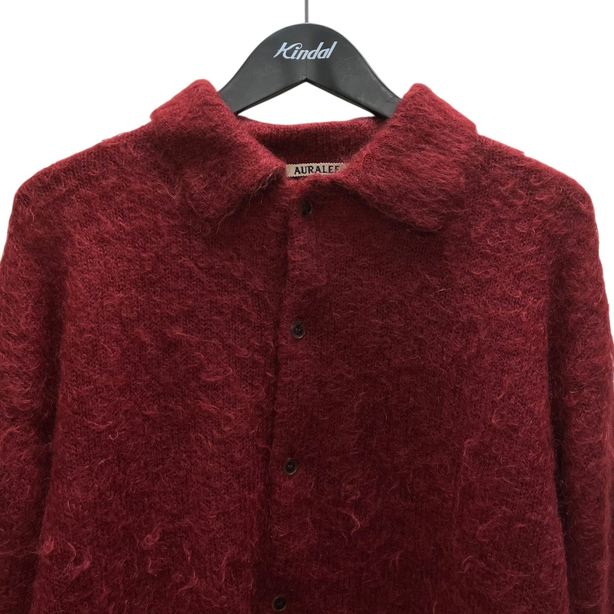 AURALEE(オーラリー) 22AW BRUSHED MOHAIR CARDIGAN モヘヤポロカー
