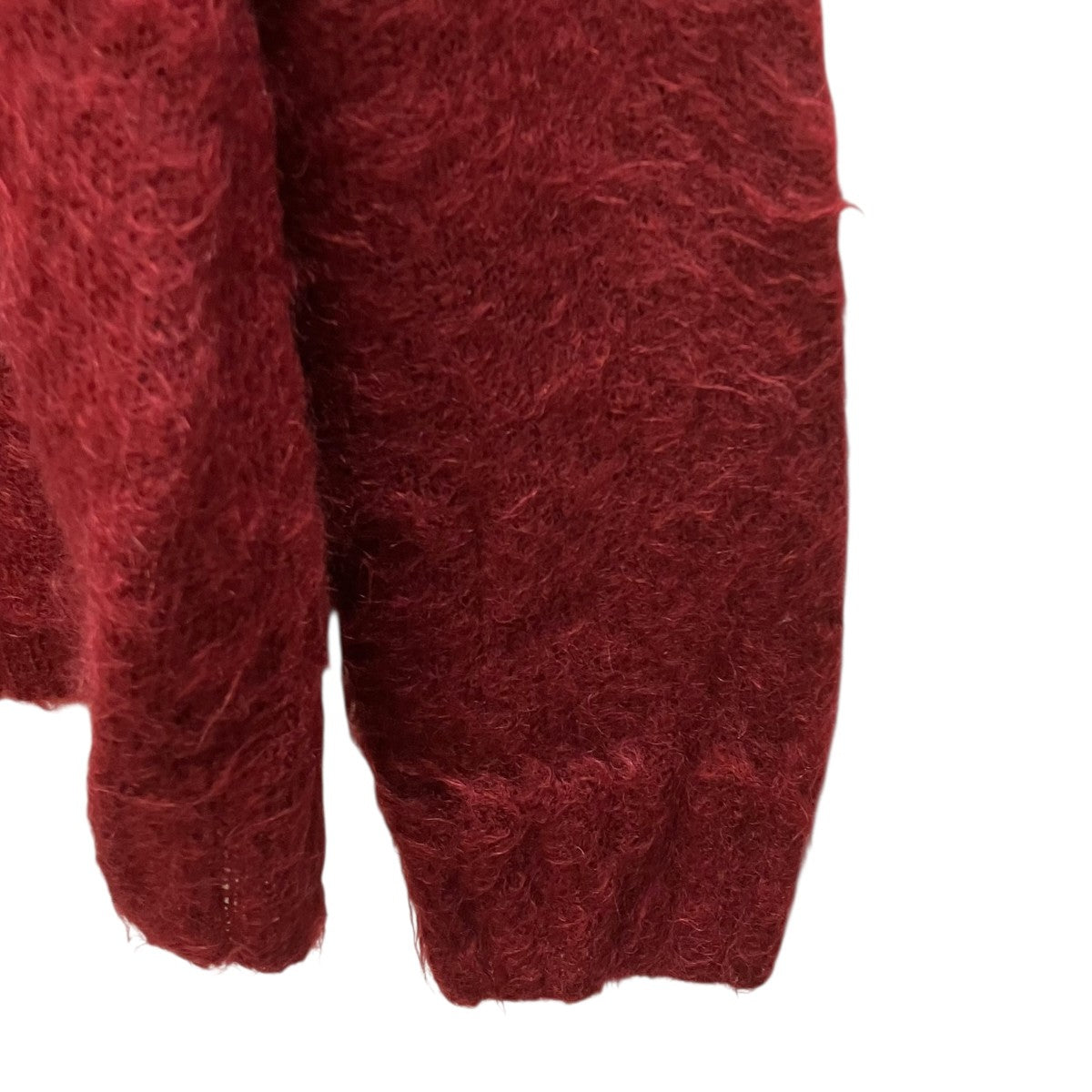 AURALEE 22AW BRUSHED MOHAIR CARDIGAN モヘヤポロカーディアン 古着・中古-3枚目のアイテム画像