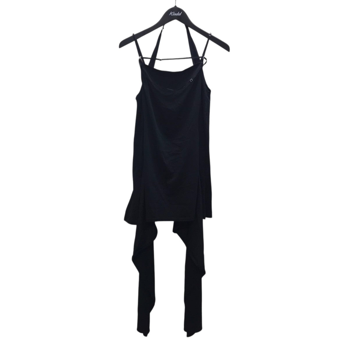 S waist drape dress mini ドレス