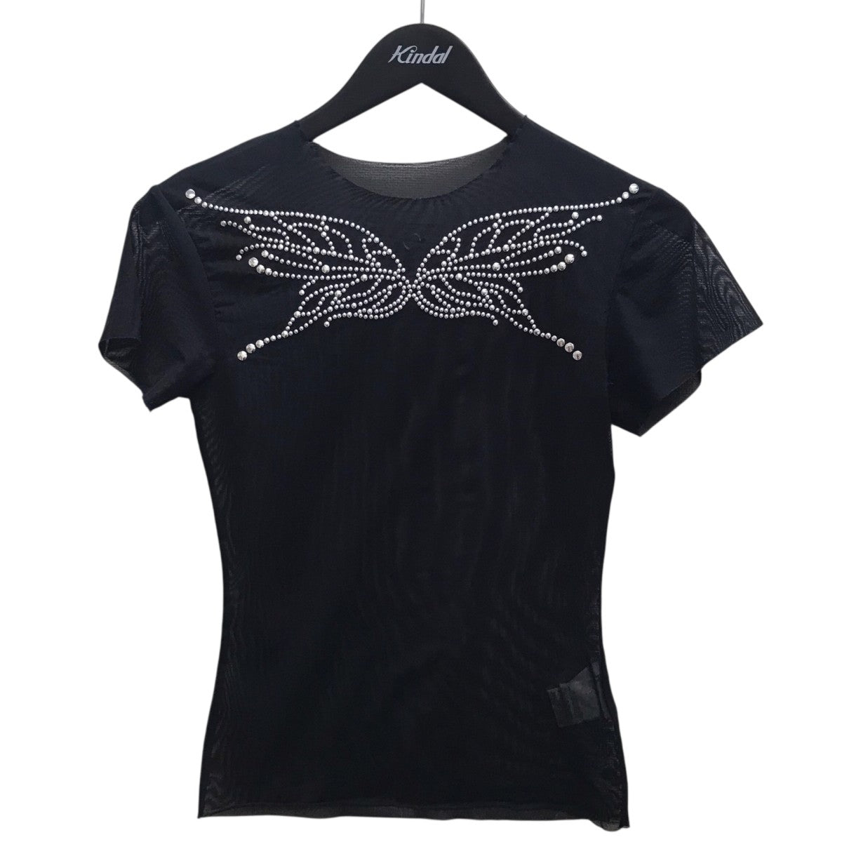 S motif tulle tops 半袖Tシャツ