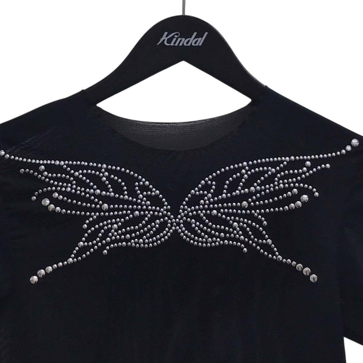 S motif tulle tops 半袖Tシャツ