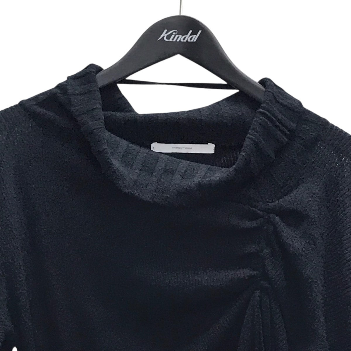S loose off shoulder knit 長袖ニット