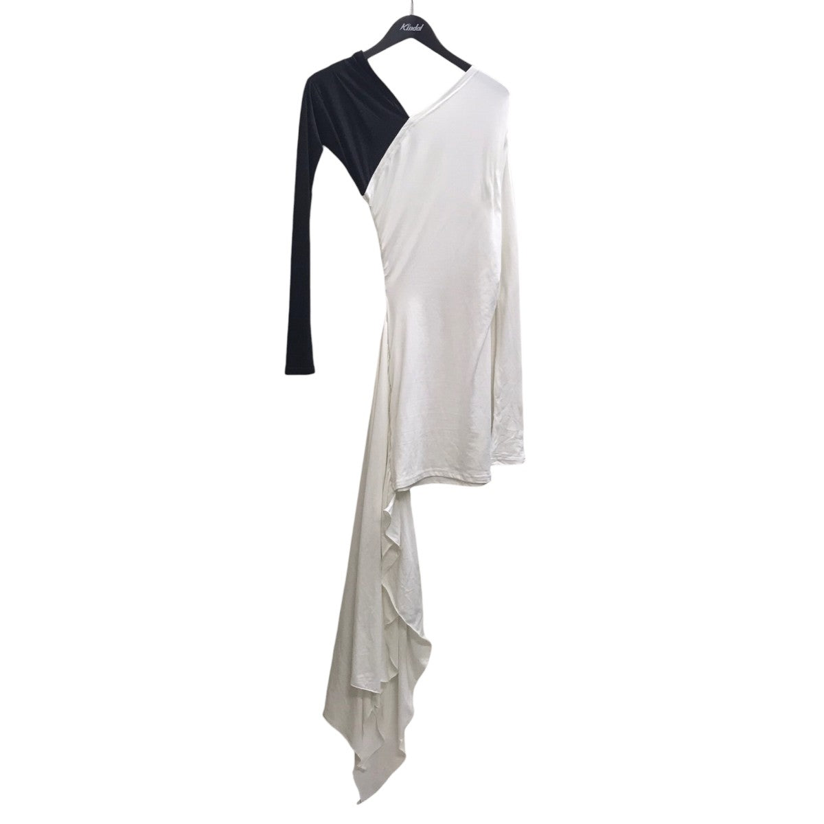 THE RED THREAD S offshoulder draped dress mini ドレス 古着・中古-1枚目のアイテム画像