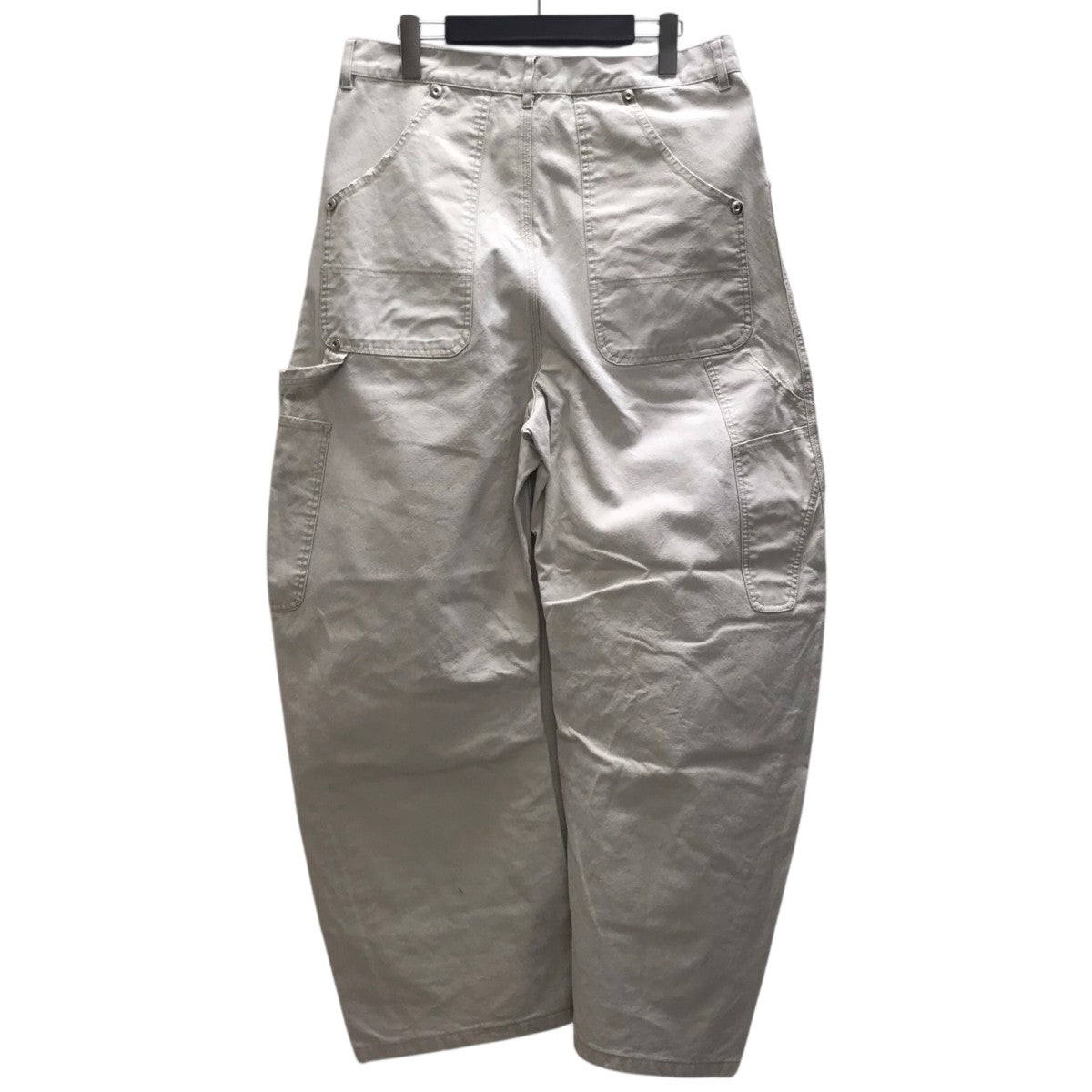 DUCK DOUBLE KNEE CURVED LEG PANTSダブルニーカーブパンツ