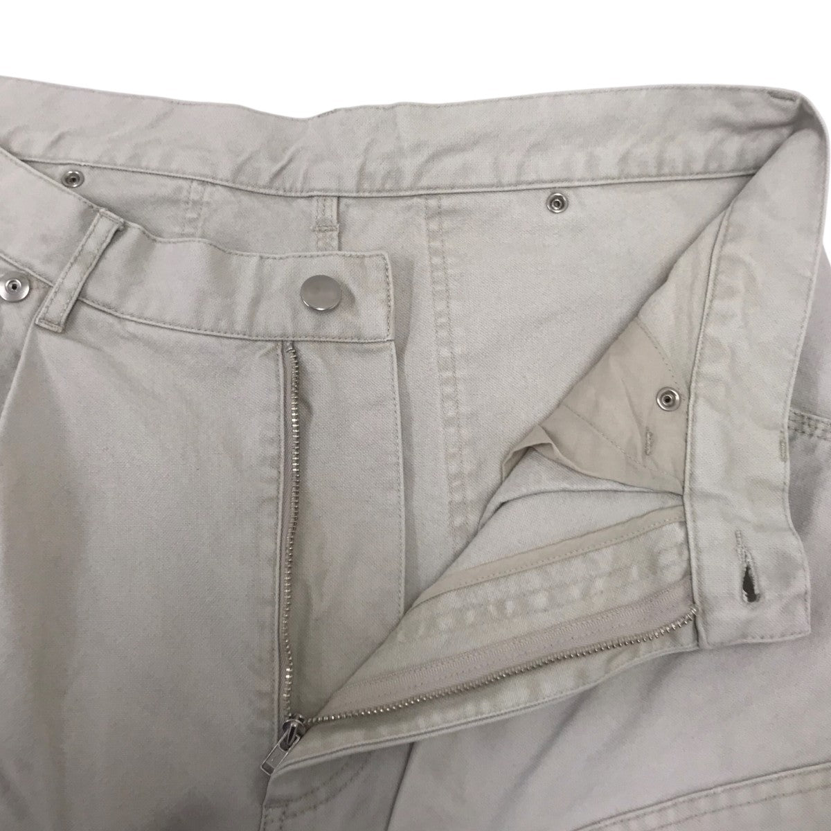 DUCK DOUBLE KNEE CURVED LEG PANTSダブルニーカーブパンツ