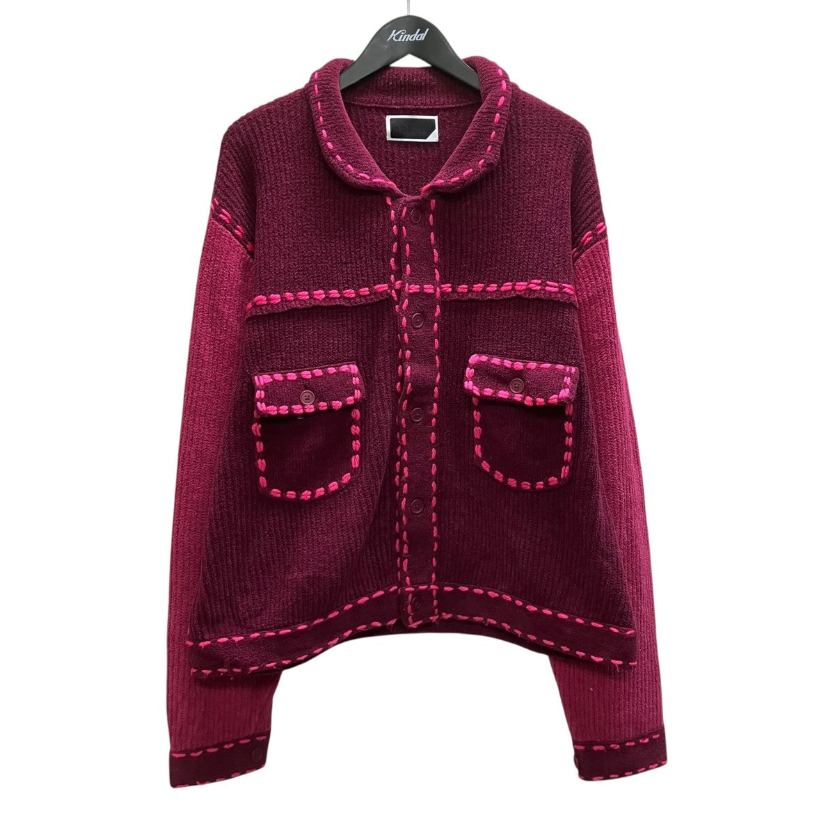 PHINGERIN PG1 KNIT ニットカーディガン 古着・中古-1枚目のアイテム画像